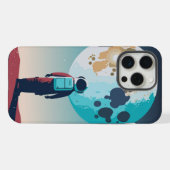 孤独宇宙飛行士 iPhoneケース (裏面横)