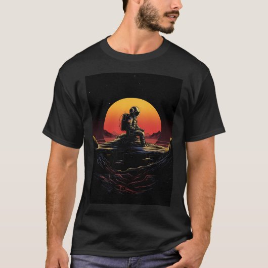 孤独宇宙飛行士 Tシャツ (正面)