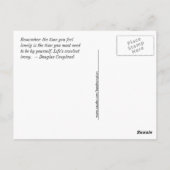 孤独引用文ハガキ/マイアミベイフロントパーク ポストカード (裏面)