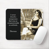 孤独 – ソロー引用文 – マウスパッド (マウス)