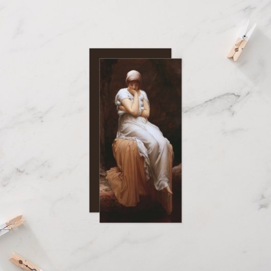 孤独（Frederic Leighton著） カード (正面/裏面インサイチュ)