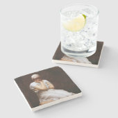 孤独（Frederic Leighton著） ストーンコースター (横)