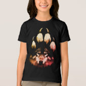 孤狼。野生の魂 トライブレンドTシャツ (正面)