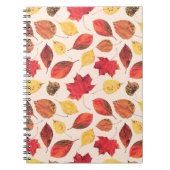 孤立したデバイスから実在作成されたシームレ葉ームパタン ノートブック (正面)