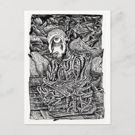 孤立したポストカード ポストカード