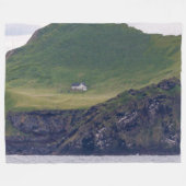 孤立した家 フリースブランケット (正面(横))