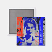 孤立した黒 | Beth子供シルエット マグネット (正面/裏面)