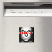 孤立した黒 | Cosima -ラベル番号 マグネット (インサイチュ (食洗機))