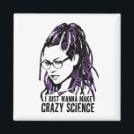 孤立した黒 | Cosima -熱狂する Science マグネット<br><div class="desc">コシマって普通の理科生でしょ？違う、彼女は科学実験だ – 研究室で作られたクローン。ここで彼女は彼女の最大の欲求を見ている："私は科学を作りたい熱狂するだけ。 Orphan Blackおもしろいの引用文は、ヒットしたSFテレビ番組が注目を集めるだろう。全年齢層のファンのためのクール宝庫の一つは、黒と紫の色で設定されている。</div>