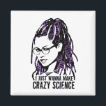 孤立した黒 | Cosima -熱狂する Science マグネット<br><div class="desc">コシマって普通の理科生でしょ？違う、彼女は科学実験だ – 研究室で作られたクローン。ここで彼女は彼女の最大の欲求を見ている："私は科学を作りたい熱狂するだけ。 Orphan Blackおもしろいの引用文は、ヒットしたSFテレビ番組が注目を集めるだろう。全年齢層のファンのためのクール宝庫の一つは、黒と紫の色で設定されている。</div>