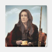 孤立した黒 | Mrs. S – フェミニストクール マグネット (正面)