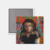 孤立した黒 | Tatiana Maslany -キャラクターコラージュ マグネット (正面/裏面)