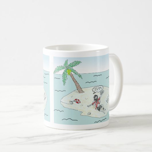 孤立 コーヒーマグカップ (正面右)