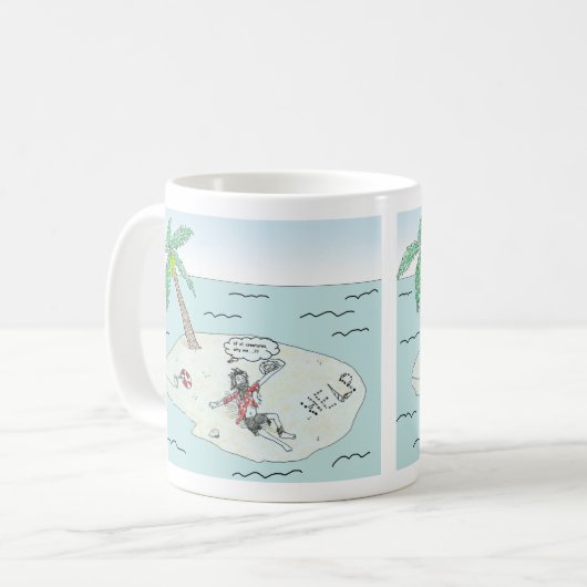 孤立 コーヒーマグカップ (正面左)