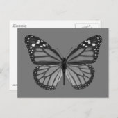 孤立（昆虫）オオカバマダラ、モナーク蝶PNG ポストカード (正面/裏面)