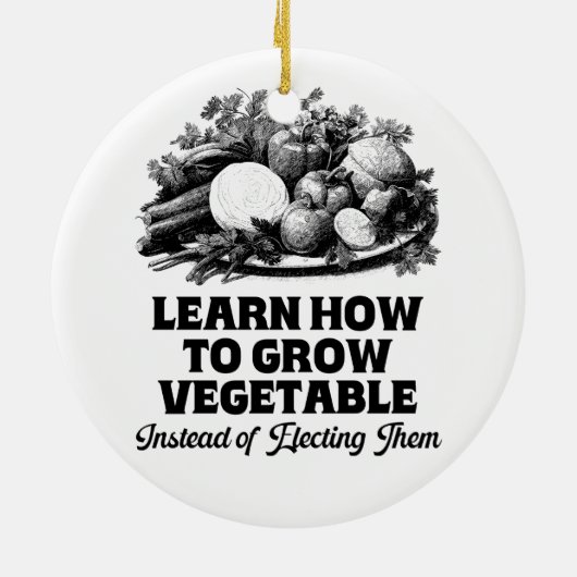 学の代わりに野菜を育てる選方法 セラミックオーナメント (裏面)