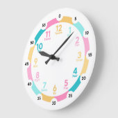 学の時計 – 汗トリート ラージ壁時計 (傾斜)