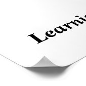 学の ポスター (角)