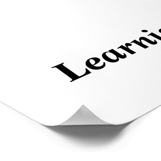 学の ポスター (角)