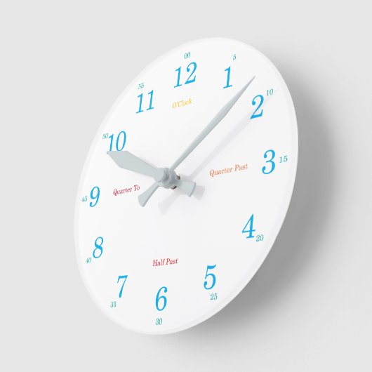 学の ラウンド壁時計 (傾斜)