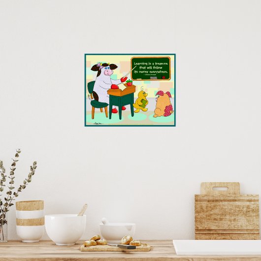 学は宝だ ポスター (キッチン)