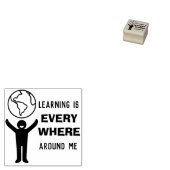 学はEVERYWHERE MEのまわりに Stamp ラバースタンプ (押印)