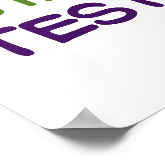 学はTest Score Poster以上 ポスター (角)