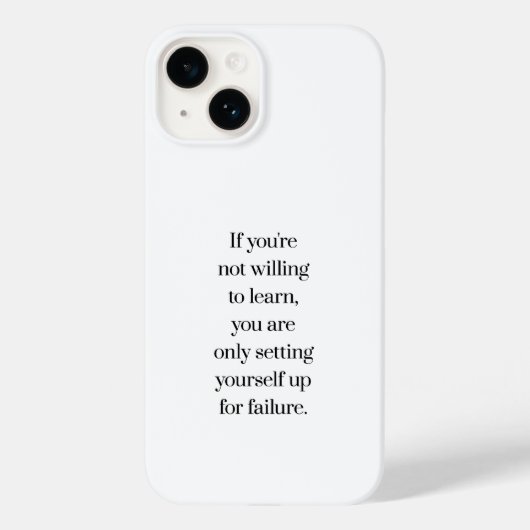学ぶ意欲のある iPhone ケース Case-Mate iPhoneケース (裏面)