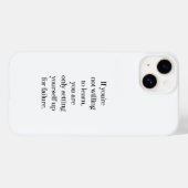 学ぶ意欲のある iPhone ケース Case-Mate iPhoneケース (裏面 (横))