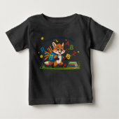 "学ぶ準備はできてる!輝く準備もできてる!" – かわいい幼稚園 ベビーTシャツ (正面)