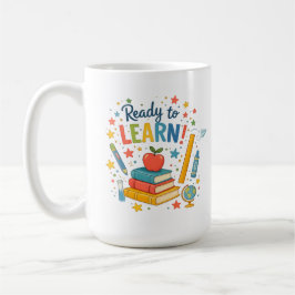 学ぶ準備はできました コーヒーマグカップ