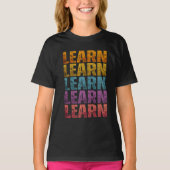 学ぶ 学ぶ Tシャツ (正面)