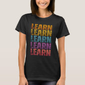 学ぶ 学ぶ Tシャツ (正面)