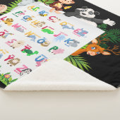 学アルファベット・動物教育 シェルパブランケット (3/4)