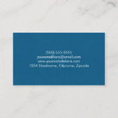 学エレガント生用名モダン刺 コーリングカード (裏面)