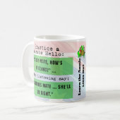 学コーヒーおもしろいマグ コーヒーマグカップ (正面左)