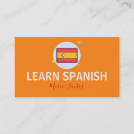学スペインの外国語先生 名刺