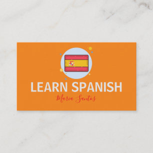 学スペインの外国語先生 名刺