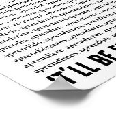 学スペインの彼らが言ったおもしろいだおもしろい ポスター (角)