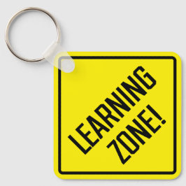 学ゾーン！メタルスクエアキーホルダー キーホルダー