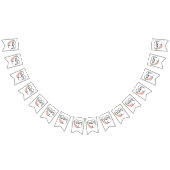 学パーソナライズされた生登録退役軍人ナース名 バンティングフラッグ (全)