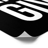 学ミスで決して立ち上がら与えせん ポスター (角)