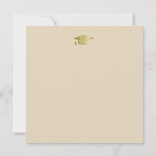 学モダン生招待状 招待状 (裏面)