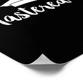 学位の卒業式ギフト – マスター ポスター (角)