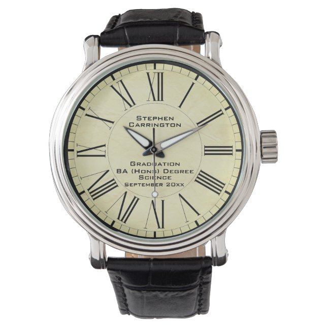 学位または卒業賞 腕時計 (正面)