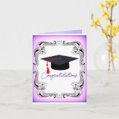 学位を修了する カード (黄色い花)