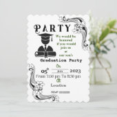 学位を修了する 招待状 (スタンド正面)