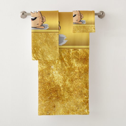 学位を持つ卒業ポテトキャラクター バスタオルセット (インサイチュ)