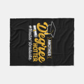 学位卒業マスターの学位Mba フリースブランケット (正面(横))