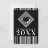 学位取得可能なカスタマイズ可能年 招待状 (正面)